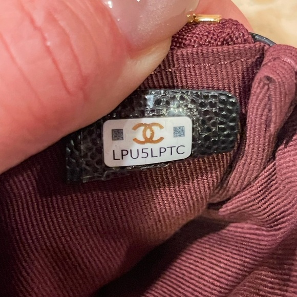 Authentic Chanel Burgundy Garment mini O case nwot - Picture 3 of 6